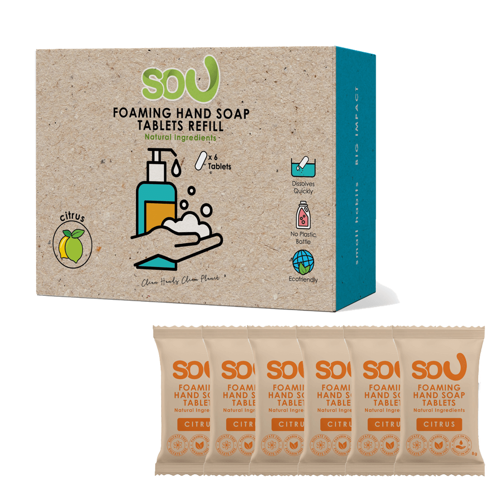 SOU Hand Soap Tablets Refill (6 tablets)