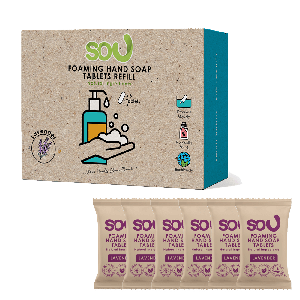 SOU Hand Soap Tablets Refill (6 tablets)